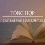 Tổng hợp các bài văn mẫu lớp 7 kì 2