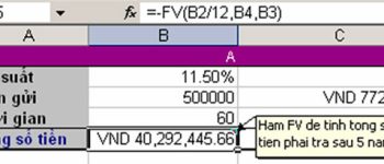 Tổng hợp những hàm Excel dùng trong ngân hàng