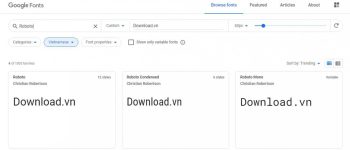 Top Font chữ cực đẹp và miễn phí trên Google
