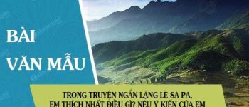 Trong truyện ngắn Lặng lẽ Sa Pa, em thích nhất điều gì? Nêu ý kiến của em về điều đó