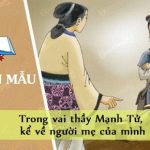 Trong vai thầy Mạnh Tử, kể về người mẹ của mình