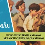 Tưởng tượng mình là Xi-mông rồi kể lại câu chuyện Bố của Xi-mông