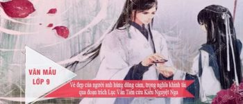 Vẻ đẹp của người anh hùng tài hoa, dũng cảm, trọng nghĩa khinh tài qua đoạn trích Lục Vân Tiên cứu Kiều Nguyệt Nga