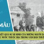 Viết đoạn văn cho biết kết quả sự hi sinh của những người dân các nước thuộc địa trong văn bản Thuế máu