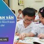 Viết đoạn văn ngắn tả hình dáng người bạn của em