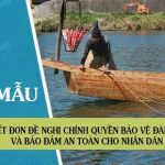 Viết đơn đề nghị chính quyền bảo vệ đàn cá và bảo đảm an toàn cho nhân dân