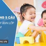 Viết khoảng 5 câu nói về một bạn lớp em