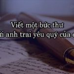 Viết một bức thư gửi anh trai yêu quý của em