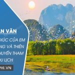 Viết một đoạn văn ngắn nói lên cảm xúc của em về môi trường và thiên nhiên sau chuyến tham quan du lịch