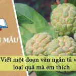 Viết một đoạn văn ngắn tả về loại quả mà em thích