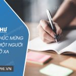 Viết thư thăm hỏi chúc mừng sinh nhật một người bạn ở xa