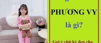 Ý nghĩa tên Phương Vy là gì? Chữ ký đẹp cho tên Phương Vy